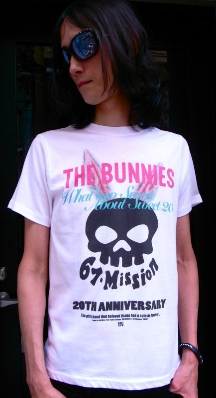 画像1: THE BUNNIES x 67mission コラボTシャツ (PINK)